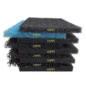 <span class=keywords><strong>Mousse</strong></span> de polyuréthane au charbon actif 18-60ppi, éponge filtrante réticulée à cellules ouvertes <span class=keywords><strong>pour</strong></span> média filtrant biologique d'aquarium, service de découpe - Product Image 4