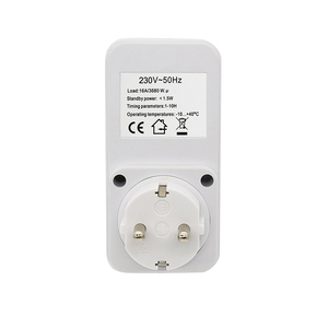 10Hr Countdown <strong>Timer</strong> Switch Socket Electronic Power Meter Intelligent Time Setting Control Socket Smart Control EU Plug - Product Image 5
