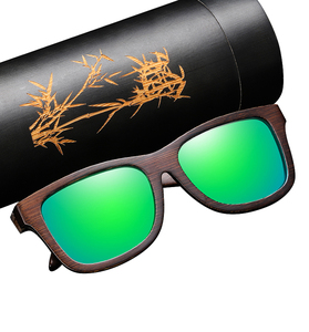 Thời Trang Phân Cực Miễn Phí Pouch Và Miễn Phí Trường Hợp Gỗ Tre Sunglasses For Men 2022 - Product Image 2