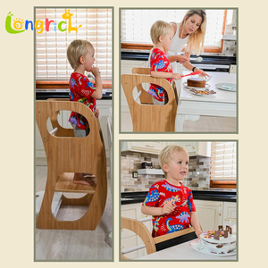 เก้าอี้ไม้แบบขั้นบันไดสำหรับเด็กหอหัดเดิน - Product Image 4