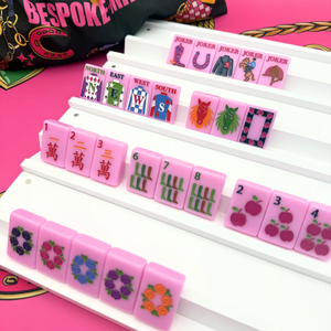 Juego de Mahjong Americano de Lujo, Grabado, Ecológico, Duradero, de Acrílico, para Regalo, para Juegos de Cartas y Ajedrez - Product Image 3