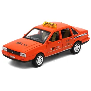 Hot selling taxi car toy promotion gift for children pull back toys kids toys oem
