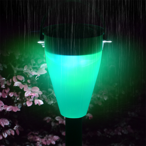 RGB năng lượng mặt trời LED vườn bài Patio đường dẫn ngoài trời 7 màu thay đổi sân vườn ngoài trời đèn IP65 không thấm nước năng lượng mặt trời vườn ánh sáng - Product Image 1