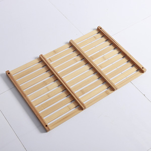 Bamboo <b>Storage</b> <b>Tray</b> 59x38cm Rectangle Kitchen Food Use Single Tier Customizable - Product Image 4