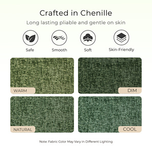 Two Seater Contemporary Modular Sectional Sofa Vacuum Packed Chenille No Assembly Leisure High Sponge Sofa Living Room Apartment - Product Image 3