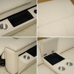 Power Synthetic Leather Corner <b>Recliner</b> With Wireless Charge Adjustable Headrest Easy Combination Living Room 2352 Power Corner - Product Image 3