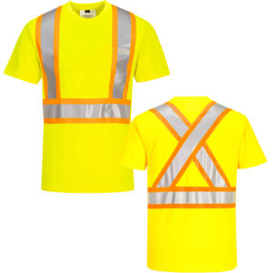 असी कक्षा <span class=keywords><strong>2</strong></span> सुरक्षा शर्ट, साथ ही टी शर्ट अनसी क्लास 3 की चिंतनशील तेज सूखी छोटी लंबी आस्तीन उच्च दृश्यता वाले कपड़े - Product Image 3