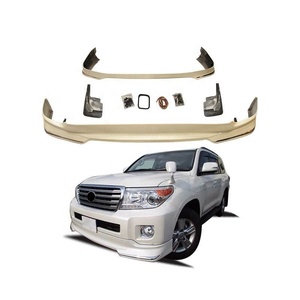 MAICTOP Car Accessories Body Kit for Landcruiser 2012-2015 Front and Rear <strong>Spoiler</strong> Without Led White FJ100 <strong>FJ200</strong> Facelift - Product Image 1