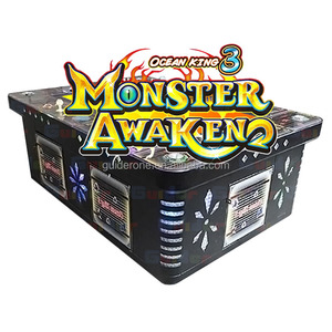 Mới nhất phổ biến 6 người chơi kim loại Arcade tủ điện thoại di động Cá Trò chơi phần mềm Thời gian trực tuyến Quái Vật thức tỉnh - Product Image 1