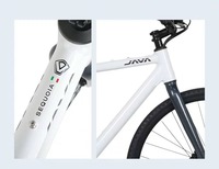 JAVA SEQUOIA Gravel Vélo de route Cadre en alliage d'aluminium 700C * 40C Pneus tout-terrain Vélo 7 vitesses LTWOO A2 pour adultes