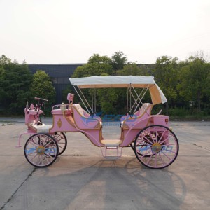 Carruaje Eléctrico Rosa para Bodas, Carruaje Turístico de Acero Estilo Amoroso, Nuevo Precio al por Mayor de Henan - Product Image 6