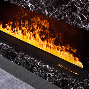 Cheminée à brume d'eau moderne sans conduit, insert de cheminée atomisant, flamme de vapeur réaliste, pour usage domestique et hôtelier, en acier. - Product Image 4