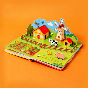 Libros de cartón personalizados <span class=keywords><strong>para</strong></span> bebés con tapa dura Libros de <span class=keywords><strong>cuentos</strong></span> de impresión personalizados <span class=keywords><strong>para</strong></span> bebés Encuadernación perfecta Material de papel de Arte de papel elegante - Product Image 3