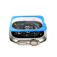 Protection d'écran en verre trempé 2.5D anti-rayures à couverture intégrale pour Apple Watch Ultra 1 2 3 49mm, installation facile