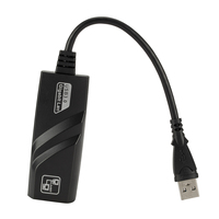 Harga pabrik USB 3.0 ke LAN Gigabit Ethernet RJ45 adaptor jaringan untuk Desktop Laptop PC