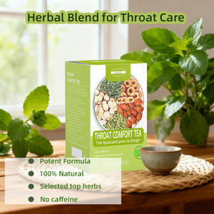 オーガニック天然フレーバー生デトックス肺臓肝臓健康ハーブ喉の痛み喫煙者咳茶ティーバッグボックス - Product Image 2