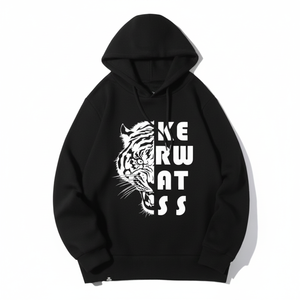 Felpe e Maglioni da Donna Personalizzati in Maglia Stampata Casual Nera 300g - Product Image 2