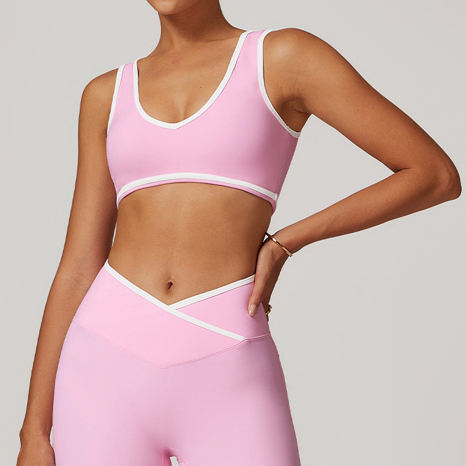Pink bra