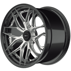 ล้อคาร์บอนไฟเบอร์ฟอร์จ 2 ชิ้น SYAC ขนาด 5x130 5x114.3 18-26 นิ้ว ล้อเว้าลึกทรงสปอร์ตสำหรับรถยนต์ - Product Image 2