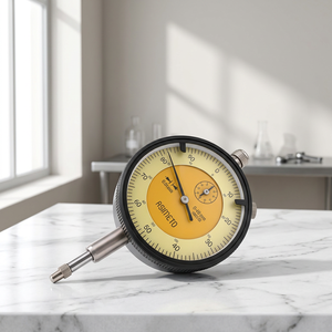 ASIMETO Mechanical Dial <b>Gauge</b> 0-10mm 0.01mm Accuracy Stainless Steel High Precision Indicator for Industrial <b>Measurement</b> - Product Image 1