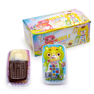 Taza de galletas de chocolate dulce en forma de teléfono, divertida - Product Image 1