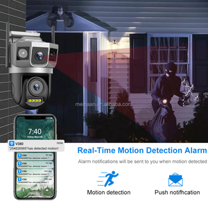 <span class=keywords><strong>3</strong></span> Video 4K Wireless WiFi 4G Video überwachung CCTV PTZ Außen kamera V380 Pro Dual Lens 4G Sim Card WiFi Überwachungs kamera - Product Image 5