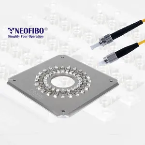 用于光纤跳线光纤抛光夹具的Neofibo FC-PC-24光纤fc/pc连接板支架