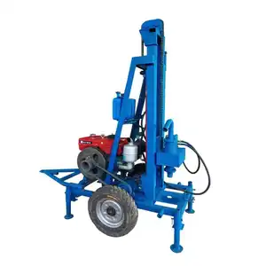 100m 150m 300m Portable Water Well Rig Deep Hydraulic Deep Dth Borehole Machine Drill Head Gear for Water Well
