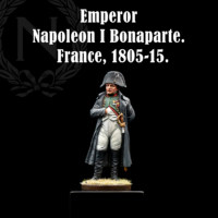 Figurine de soldat en étain Napoléon Bonaparte peinte à l'échelle 1/32, en alliage métallique de qualité supérieure, pour l'affichage