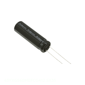 ตัวเก็บประจุ560 uF แบบมีรูสำหรับทะลุผ่านรู63YXG560MEFCG412.5X35รัศมี560 uF 20% 63V - Product Image 1