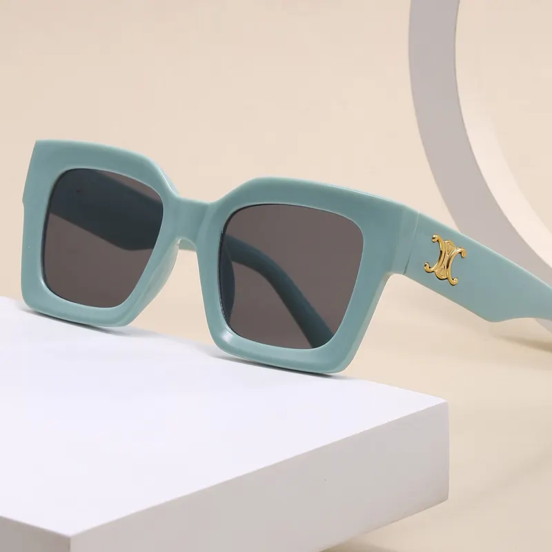 Женские Винтажные Солнцезащитные очки в квадратной оправе