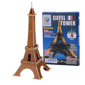 Modelo de la Torre Eiffel, Rompecabezas 3D, Arquitectura Francesa Famosa, Modelo de Construcción 3D, Torre de París, Juguetes de Regalo - Product Image 1