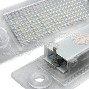 2 pièces, 12V, 18 LED, éclairage de plaque d'immatriculation de voiture, lampe LED pour VW Transporter T5 Caddy Touran Golf Passat - Product Image 5