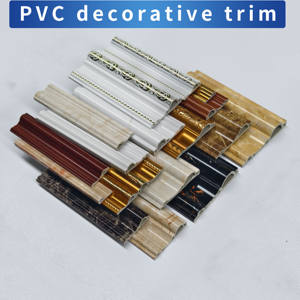 Plinthe en fibre de bambou moderne et écologique, bande de coin assortie, grain de bois <span class=keywords><strong>PVC</strong></span>, plinthe de 6 cm, vente directe d'usine - Product Image 4