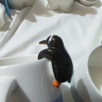 Mug en céramique BEST, écologique, non toxique, en forme de dauphin, de baleine, de requin, de pingouin, série animaux marins