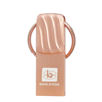 Grosir Gantungan Kunci Logam Memory Stick Usb Flash Drive 2.0 8GB 16GB 32GB 64GB Logo Kustom Gratis Logam Memoria Usb