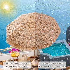 Parapluie de chaume Tilt Tiki Umbrella Outdoor Patio <span class=keywords><strong>Parasol</strong></span> de jardin étanche pour <span class=keywords><strong>table</strong></span> Yard - Product Image 6