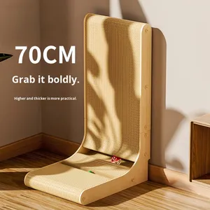 Griffoir pour chat moderne à <span class=keywords><strong>4</strong></span> niveaux en carton ondulé, écologique, avec coussin remplaçable, pour chats d'intérieur, vente en gros - Product Image 2