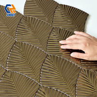 Ubin Interior Porselen Antibakteri 150x200 mm - Koleksi Daun Pisang Modern untuk Kamar Mandi & Apartemen