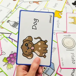 Cartes mémoire Flash éducative, personnalisée, pour enfants étudiants, apprentissage de l'anglais, Alphabet, en anglais