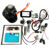 Moteur central QS138-C 90H V3 72V4000W120KPH IPM avec boîte de vitesses, contrôleur Fardriver ND72680, kit TFT pour VTT/motos tout-terrain