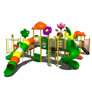 Toboggan commercial pour parc d'attractions, toboggan en plastique pour jeux d'enfants en plein air, équipement <span class=keywords><strong>de</strong></span> jeux pour les petites zones <span class=keywords><strong>de</strong></span> jeux publiques, parcs d'attractions - Product Image 2