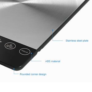 Thép không gỉ thực phẩm kỹ thuật số điện tử kỹ thuật số Quy mô nhà bếp trọng lượng gram & Ounces cho Baking & nấu ăn - Product Image 3