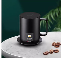Tasse électrique intelligente avec contrôle de la température, tasse de voyage, maison, ensemble de cuisine, 415ML, métal inoxydable, acier inoxydable, aspirateur moderne Au
