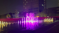 Piste de danse LED interactive carrée moderne et populaire, fontaine musicale extérieure colorée pour le plaisir