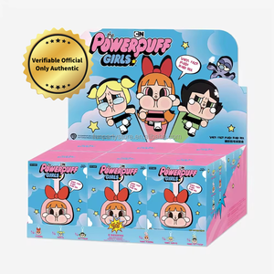 Venta al por mayor Pop Mart Cry Baby Powerpuff Girl Figura de Peluche de Vinilo con Cara Sorpresa, Caja Ciega, Linda Muñeca CryBaby para Niños, Figura de Colección Bubble Mart - Product Image 1