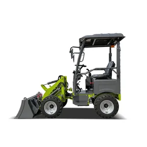Pemuat kompak 1 Ton <span class=keywords><strong>1000kg</strong></span> beban Mini roda pemuat listrik kecil - Product Image 1