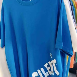 Vente en gros de t-shirts décontractés pour hommes en coton/fibre de bambou, coupe classique, manches courtes, imprimés avec logo personnalisé, écologiques, respirants, style streetwear - Product Image 4