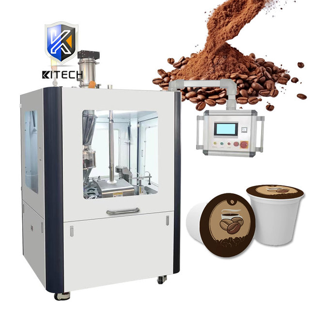 KITECH Automatic Filling Rotary Nespresso K Cup Coffee Capsules Packing Machine