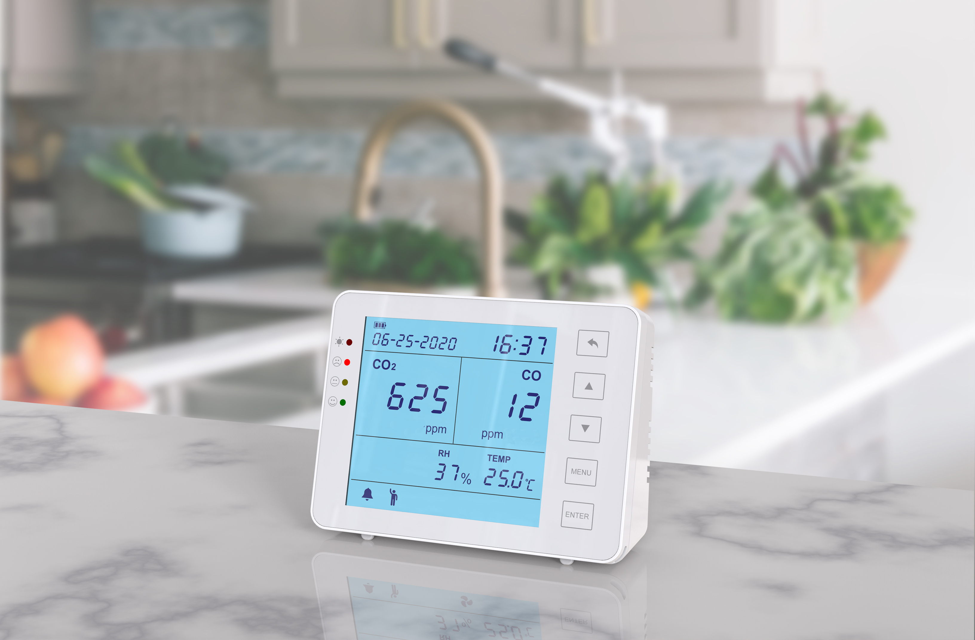 Infrared Sensor Alarm Portable Ndir Medidor Co2 Carbon Dioxide Detector Co2 Meter and Monitor